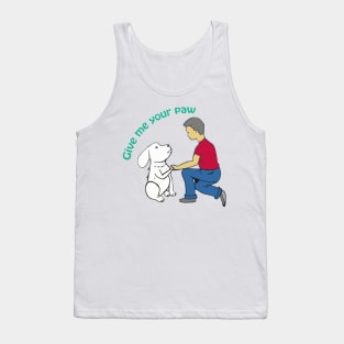 Doggy give me your paw Tank Top